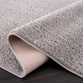 Load image into Gallery viewer, Judy Solid Gray Washable Shag Rug
