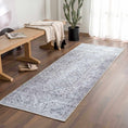 Load image into Gallery viewer, Barny Gray Washable Area Rug
