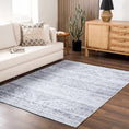 Load image into Gallery viewer, Barny Cream & Gray Washable Area Rug
