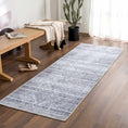 Load image into Gallery viewer, Barny Cream & Gray Washable Area Rug
