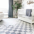 Load image into Gallery viewer, Alie Gray Checkered Washable Area Rug
