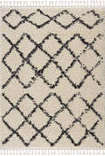 Load image into Gallery viewer, Wallagrass Beige Trellis Tassel Shag - Clearance
