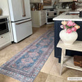 Load image into Gallery viewer, Baltinglass Rust & Blue Washable Rug
