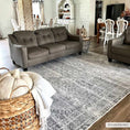 Load image into Gallery viewer, Barny Cream & Gray Washable Area Rug
