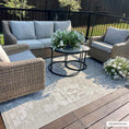 Load image into Gallery viewer, Beige Kilmacolm Outdoor Rug
