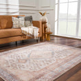 Load image into Gallery viewer, Analu Peach Washable Area Rug
