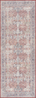 Load image into Gallery viewer, Ambre Distressed Red Washable Rug - Limited Edition
