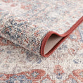 Load image into Gallery viewer, Ambre Distressed Red Washable Rug - Limited Edition
