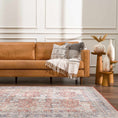 Load image into Gallery viewer, Ambre Distressed Red Washable Rug - Limited Edition
