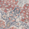 Load image into Gallery viewer, Ambre Distressed Red Washable Rug - Limited Edition
