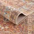 Load image into Gallery viewer, Anshu Peach Washable Area Rug - Clearance
