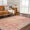 Load image into Gallery viewer, Anshu Peach Washable Area Rug - Clearance
