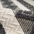 Load image into Gallery viewer, Whittington Black&White Wool Rug - Clearance
