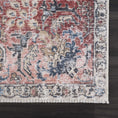 Load image into Gallery viewer, Burgundy Holi-2303 Washable Area Rug
