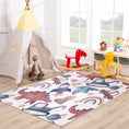 Load image into Gallery viewer, Libra Rainbow Washable Kids Rug
