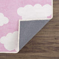 Load image into Gallery viewer, Nizar Pink Cloud Washable Kids Rug
