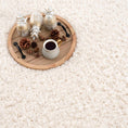 Load image into Gallery viewer, Faina Solid Cream Shag Rug Washable
