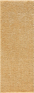 Load image into Gallery viewer, Faina Solid Gold Shag Rug Washable
