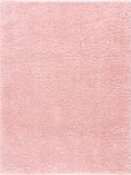 Load image into Gallery viewer, Faina Solid Pink Shag Rug Washable
