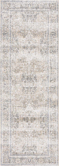 Load image into Gallery viewer, Arias Cream & Blue Washable Area Rug
