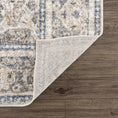 Load image into Gallery viewer, Arias Cream & Blue Washable Area Rug
