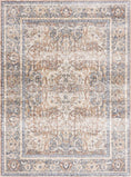 Load image into Gallery viewer, Arias Beige Blue Washable Area Rug
