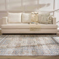 Load image into Gallery viewer, Arias Beige Blue Washable Area Rug
