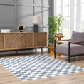 Load image into Gallery viewer, Brone Checkered Washable Area Rug
