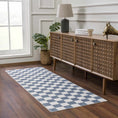 Load image into Gallery viewer, Brone Checkered Washable Area Rug
