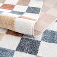 Load image into Gallery viewer, Alie Colorful Checkered Washable Rug
