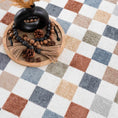 Load image into Gallery viewer, Alie Colorful Checkered Washable Rug
