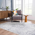 Load image into Gallery viewer, Akram Cream & Antrasit Washable Area Rug
