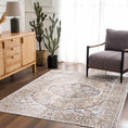 Load image into Gallery viewer, Beige Hiti Washable Area Rug
