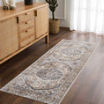 Load image into Gallery viewer, Beige Hiti Washable Area Rug
