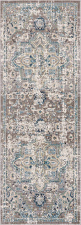 Load image into Gallery viewer, Cabacungan Gray & Blue Washable Area Rug
