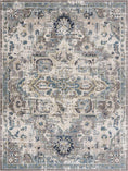 Load image into Gallery viewer, Cabacungan Gray & Blue Washable Area Rug
