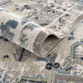 Load image into Gallery viewer, Cabacungan Gray & Blue Washable Area Rug
