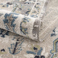 Load image into Gallery viewer, Cabacungan Gray & Blue Washable Area Rug
