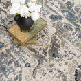 Load image into Gallery viewer, Cabacungan Gray & Blue Washable Area Rug
