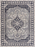 Load image into Gallery viewer, Cabacungan Cream & Gray Washable Area Rug
