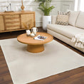 Load image into Gallery viewer, Bahar Cream Washable Area Rug
