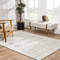 Load image into Gallery viewer, Bahar Cream & Gray Washable Area Rug - Clearance
