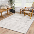 Load image into Gallery viewer, Bahar Cream & Gray Washable Area Rug - Clearance
