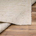 Load image into Gallery viewer, Ambel Cream Jute Rug
