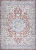 Load image into Gallery viewer, Brown Bagamanoc Medallion Washable Area Rug - Clearance
