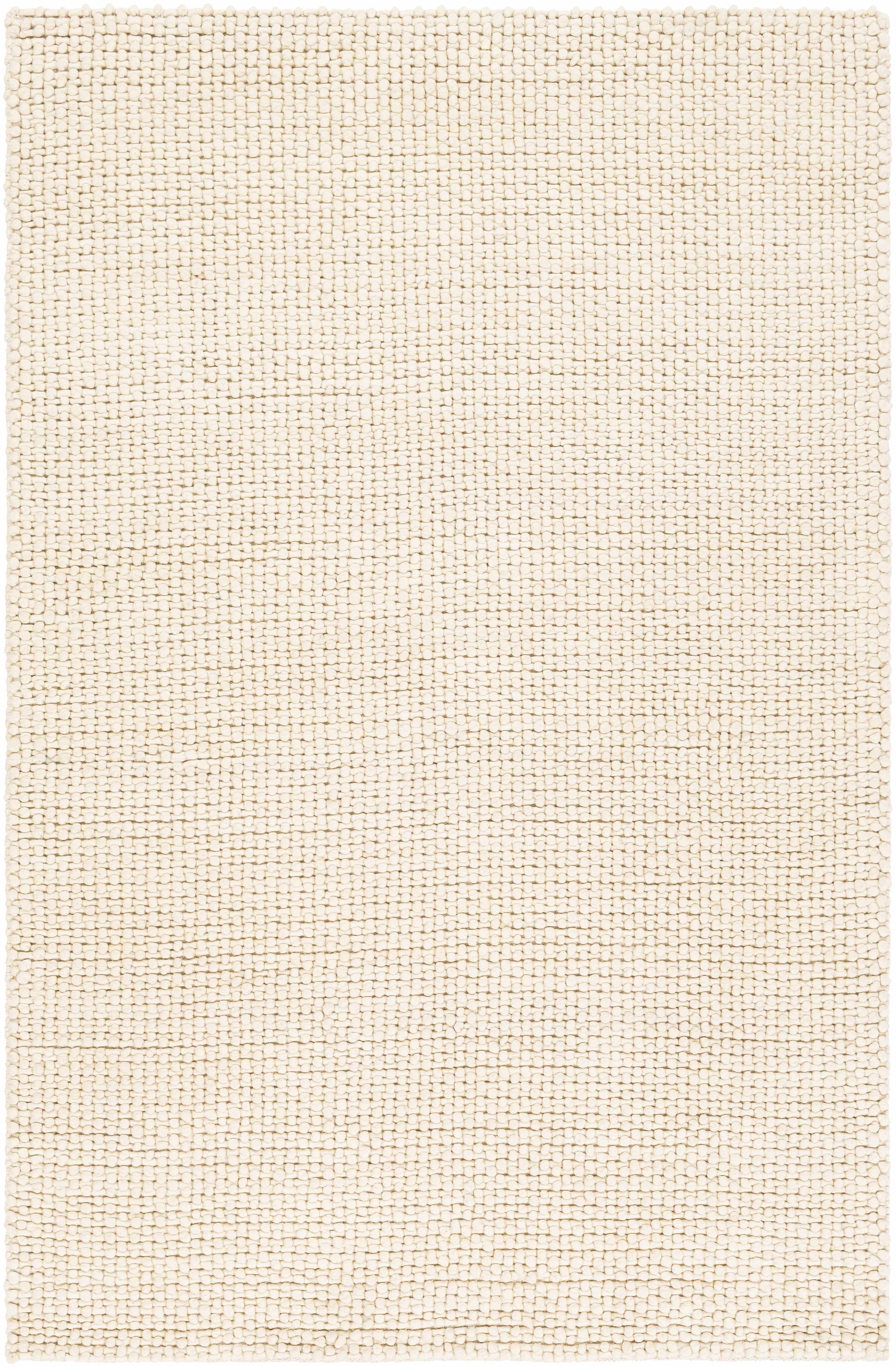 Lucerne Plain Cream Wool Rug LNE-1000