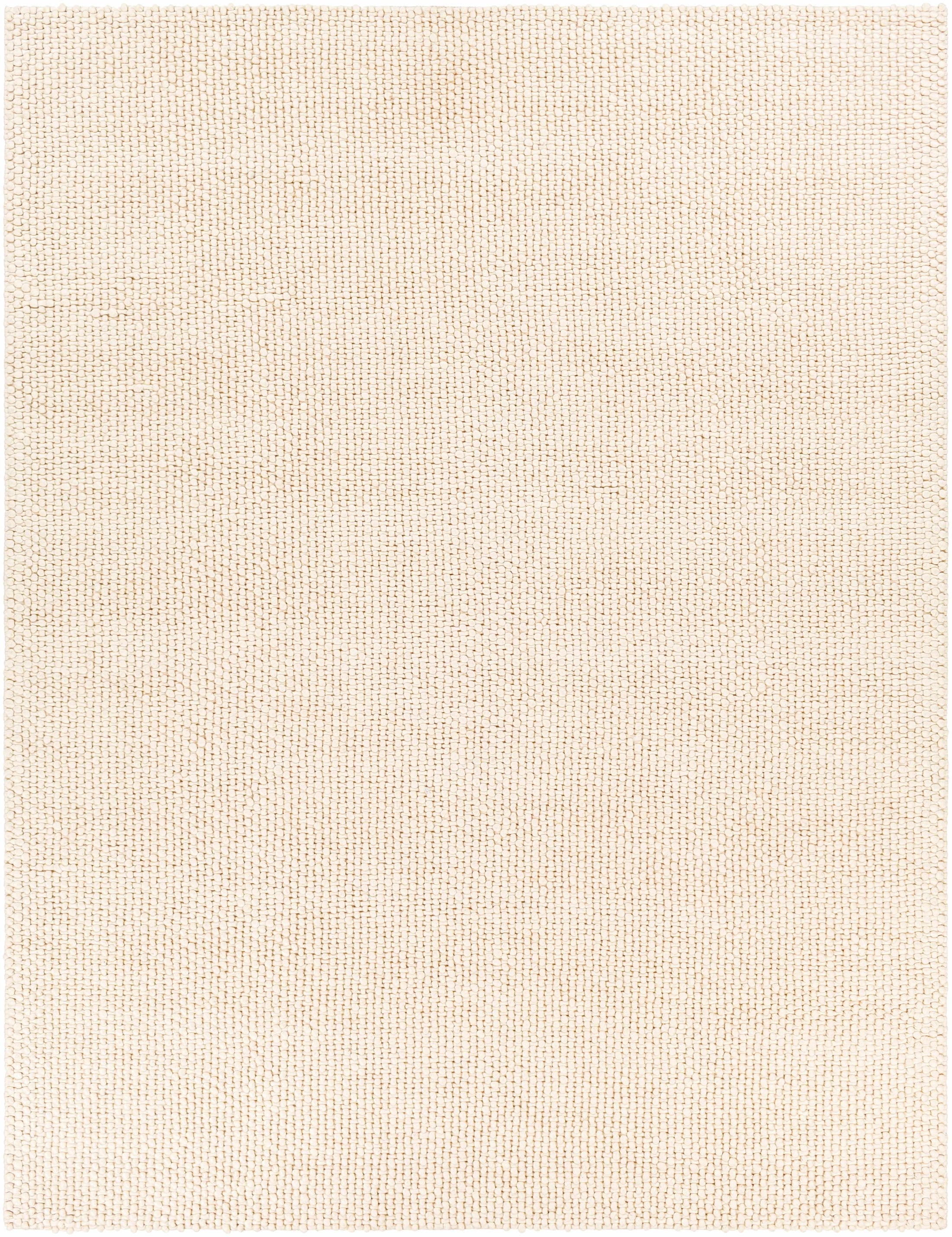 Lucerne Plain Cream Wool Rug LNE-1000