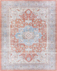 Load image into Gallery viewer, Brown Bagamanoc Medallion Washable Area Rug - Clearance
