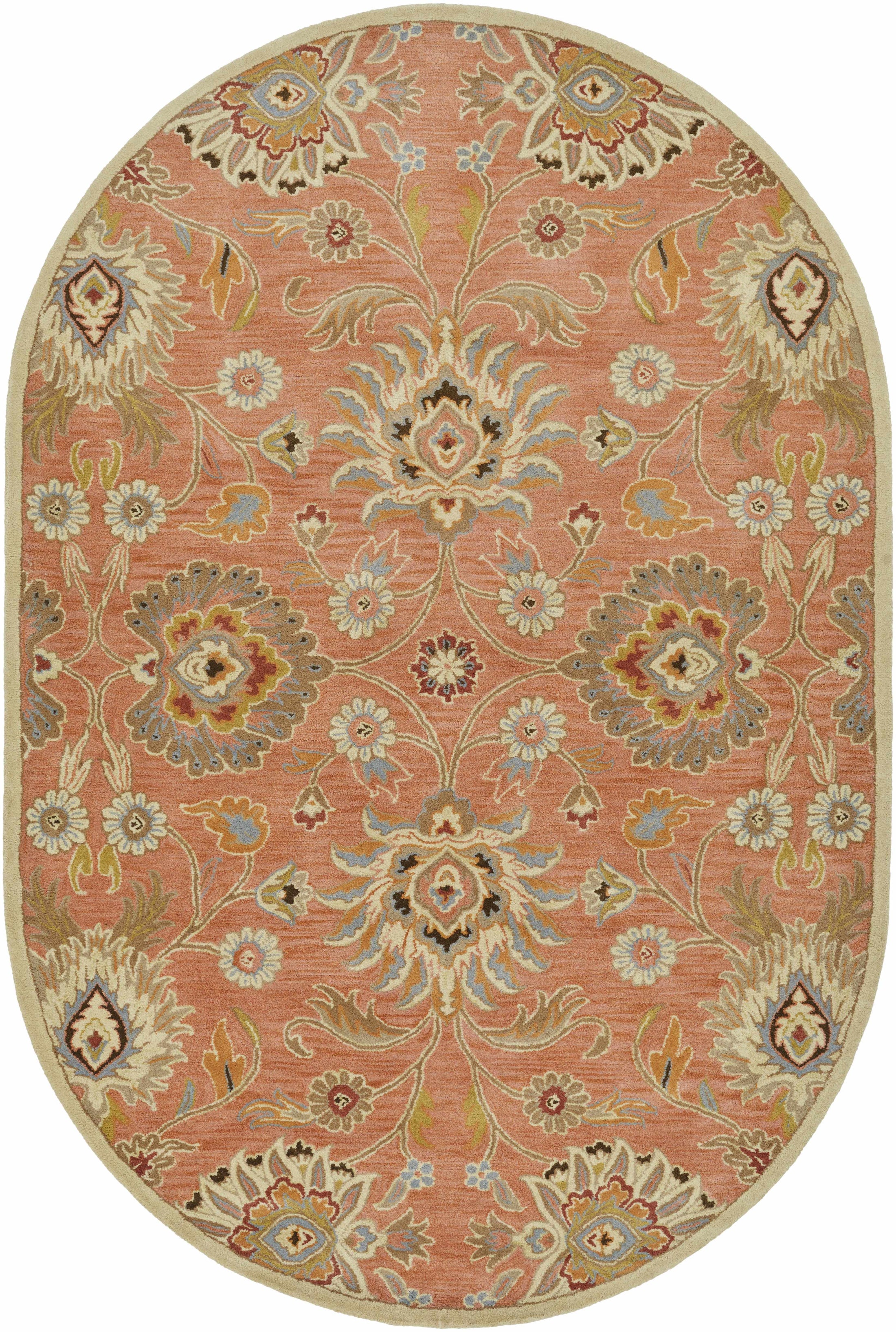 Conesus Burnt Orange 1112 Wool Area Rug