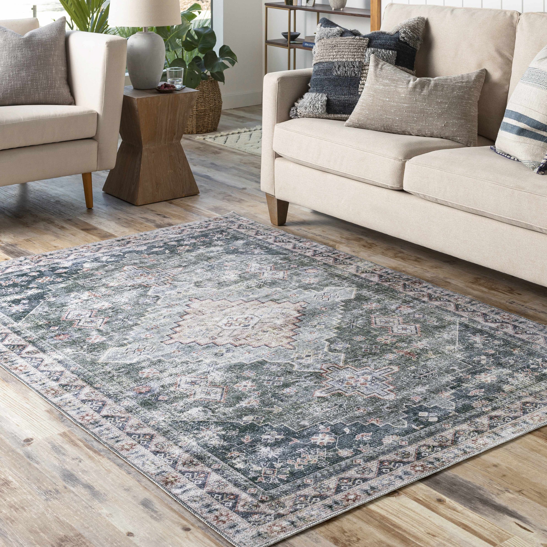 Blackstonedge Washable Area Rug - Clearance